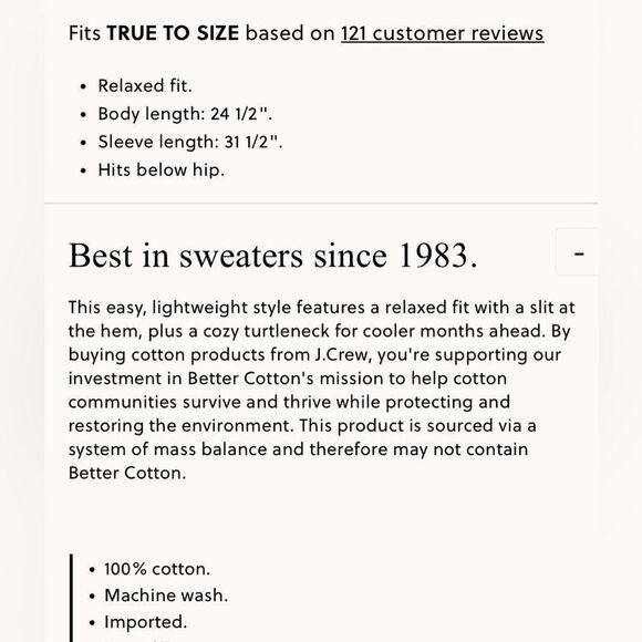 NWT J CREW Cotton turtleneck sweater in stripe navy/ivory - Picture 5 of 6